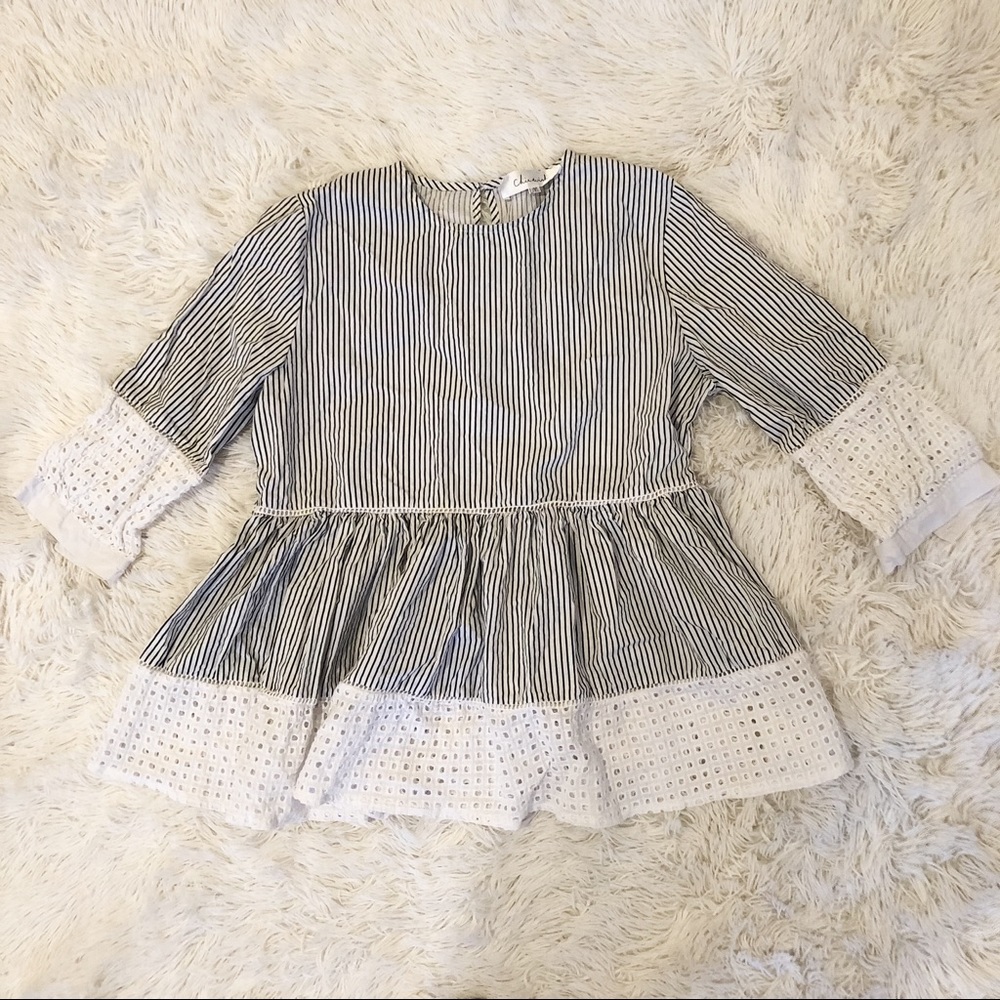 • Vertical striped chic wish shirt •